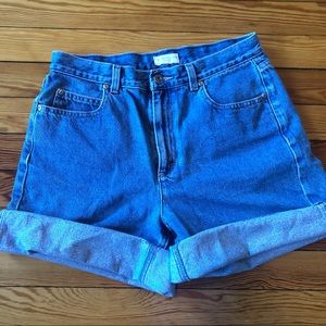 Liz Claiborne Vintage Medium-Wash Mom Shorts